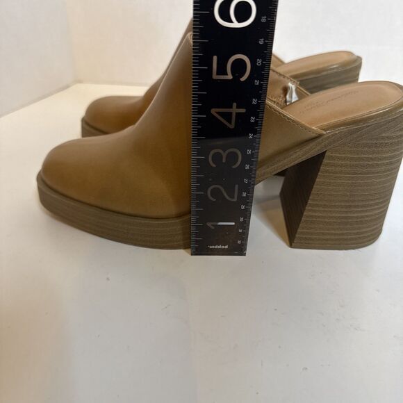 Universal Thread 9.5 Chunky Platform Mules Festival Y2K Boho Indie Slip‎ On - Picture 9 of 10